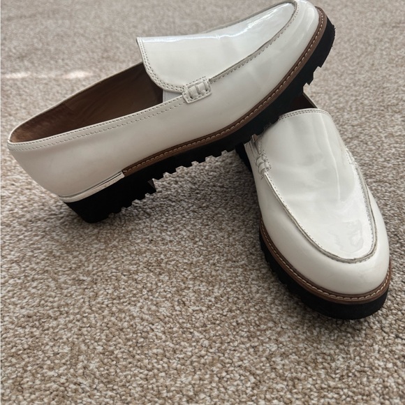 Franco Sarto White Loafers - Picture 2 of 5
